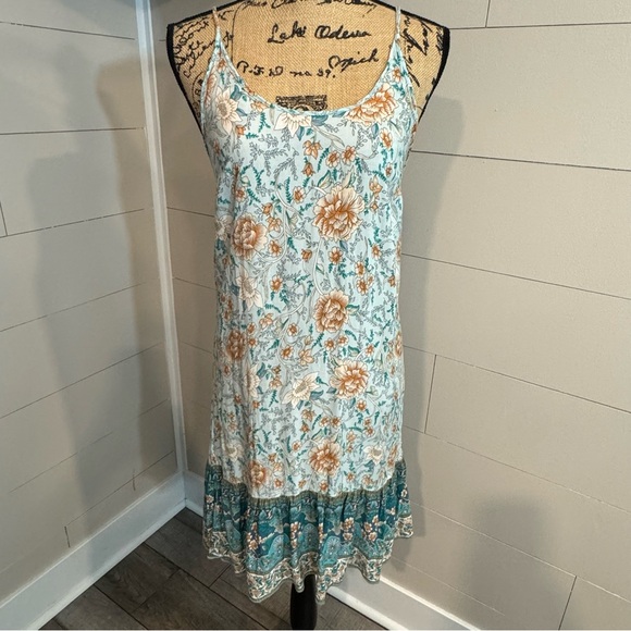 Bohemian Midi Sleeveless Dress Cover Up - Picture 1 of 4